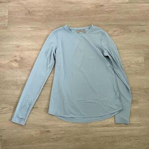 Zella Light Blue Long Sleeve Tee